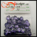 Amethyst synthetic pear cubic zirconia loose gemstone(CZPS099-7*9mm)